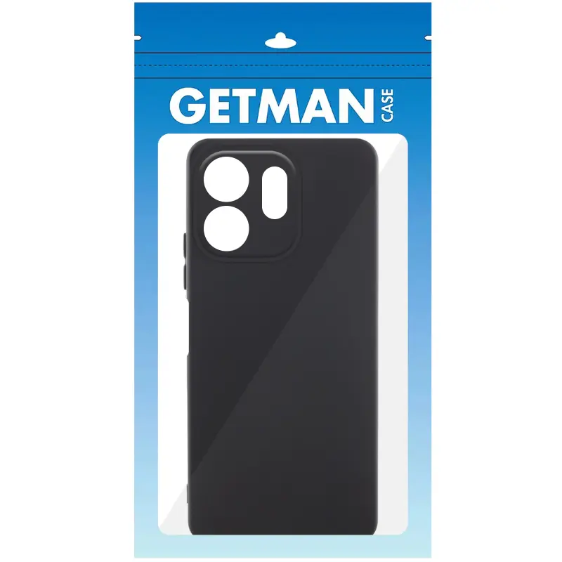 Чехол TPU GETMAN Liquid Silk Full Camera для TECNO Spark Go 2, Черный / Black 1, TPU, купить оптом с доставкой