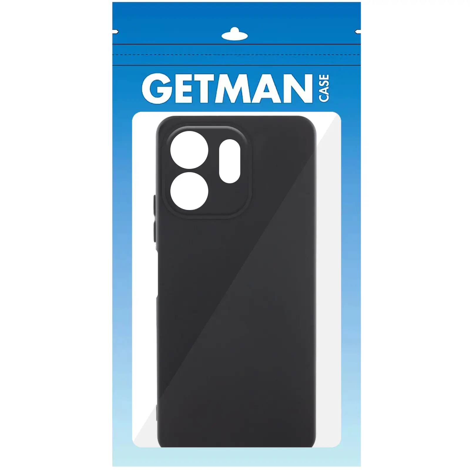 Чехол TPU GETMAN Liquid Silk Full Camera для TECNO Spark Go 2, Черный / Black 1, TPU, купить оптом с доставкой