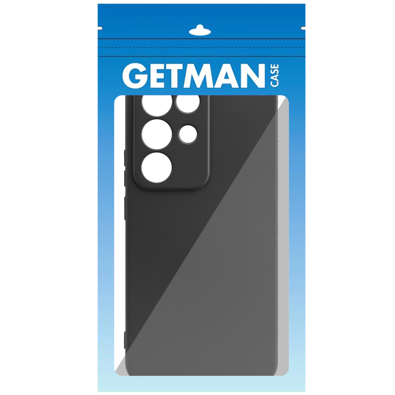 Чохол TPU GETMAN Liquid Silk Full Camera для Realme C85 Pro, Чорний / Black 1, TPU, купити оптом з доставкою