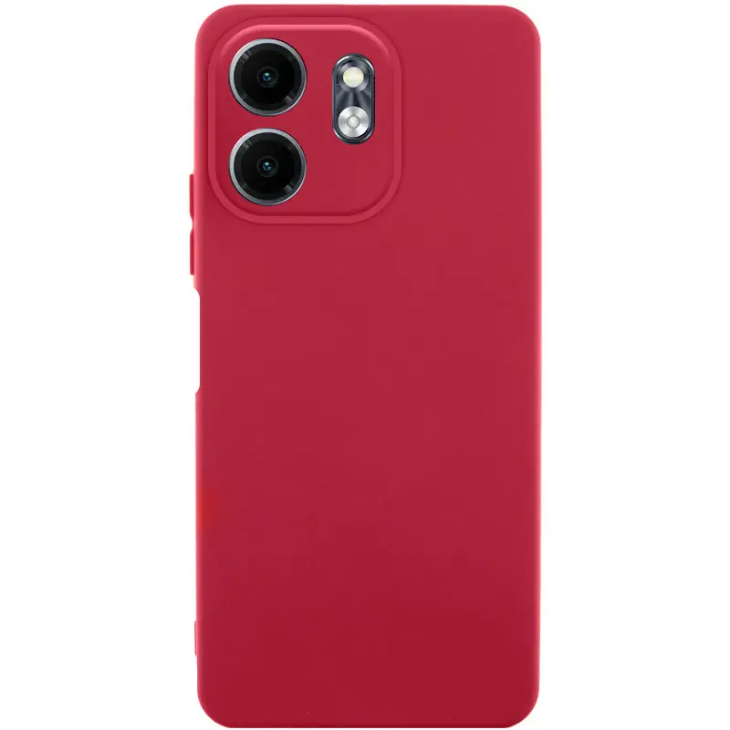 Чехол TPU GETMAN Liquid Silk Full Camera для Xiaomi Redmi Note 15 4G/5G (EU), Красный / Dark Red, TPU, купить оптом с доставкой