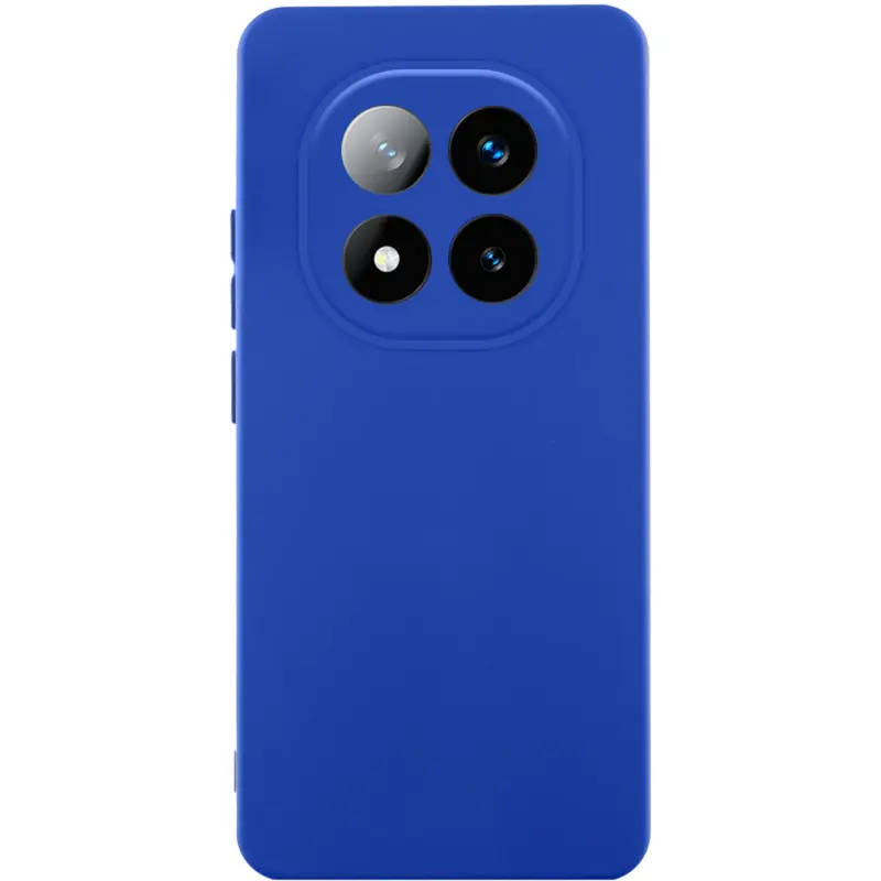 Чехол TPU GETMAN Liquid Silk Full Camera для Xiaomi Redmi Note 15 4G/5G (EU), Синий / Deep navy, TPU, купить оптом с доставкой