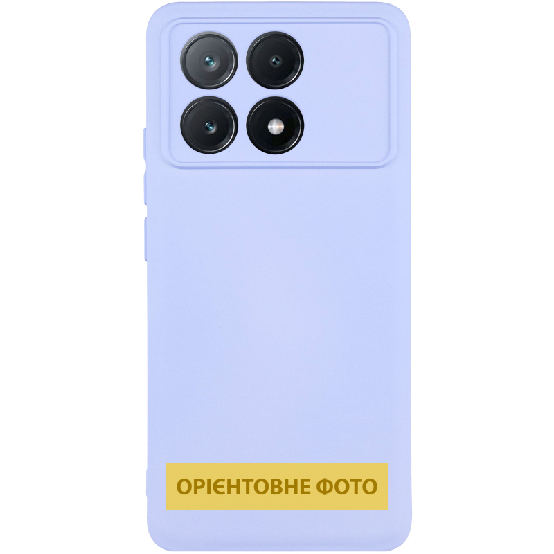 Чехол GETMAN Liquid Silk Full Camera для Xiaomi Poco X8 Pro | TPU + Микрофибра на картинке №1