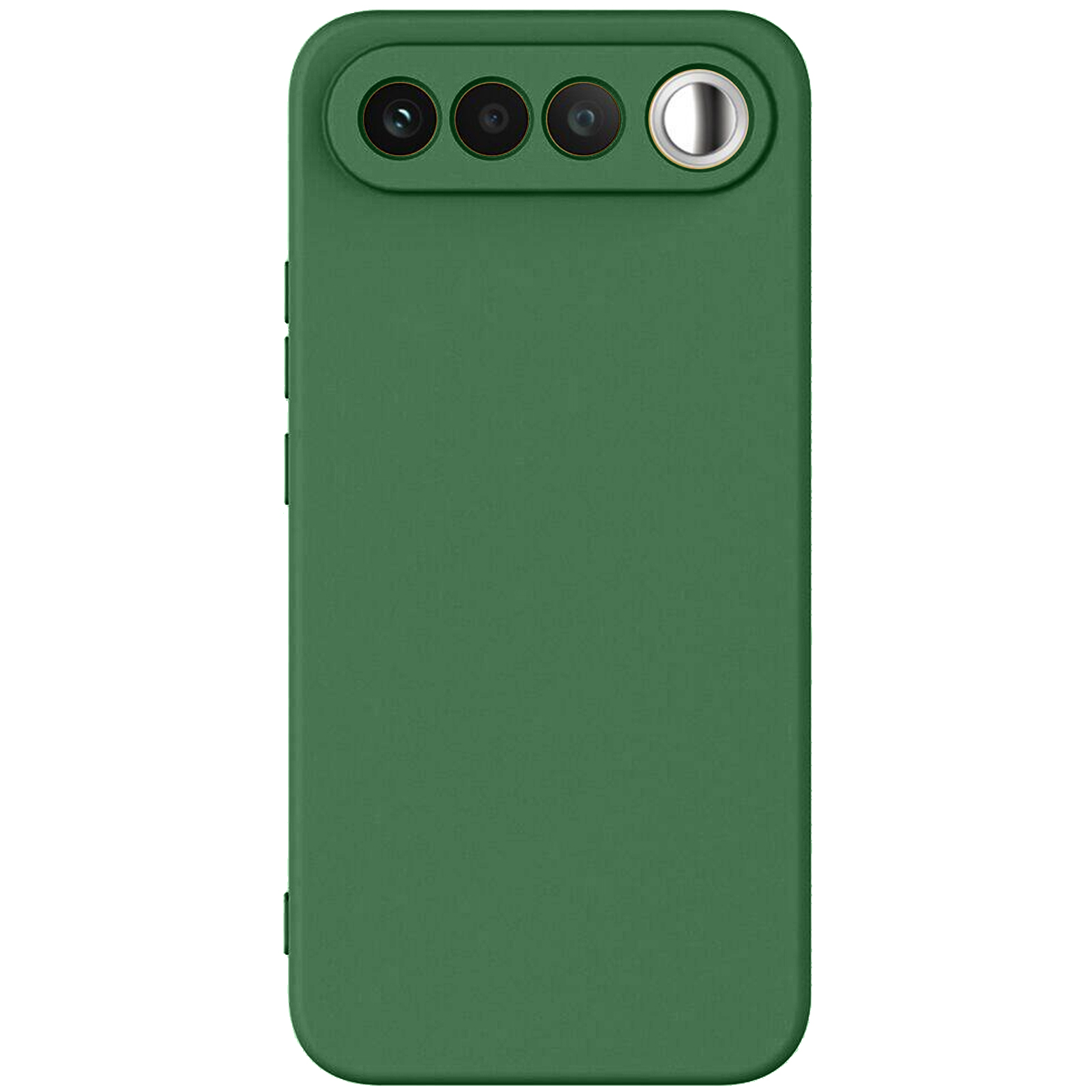 Чохол TPU GETMAN Liquid Silk Full Camera для Realme 16 5G, Зелений / Dark green, TPU, купити оптом з доставкою