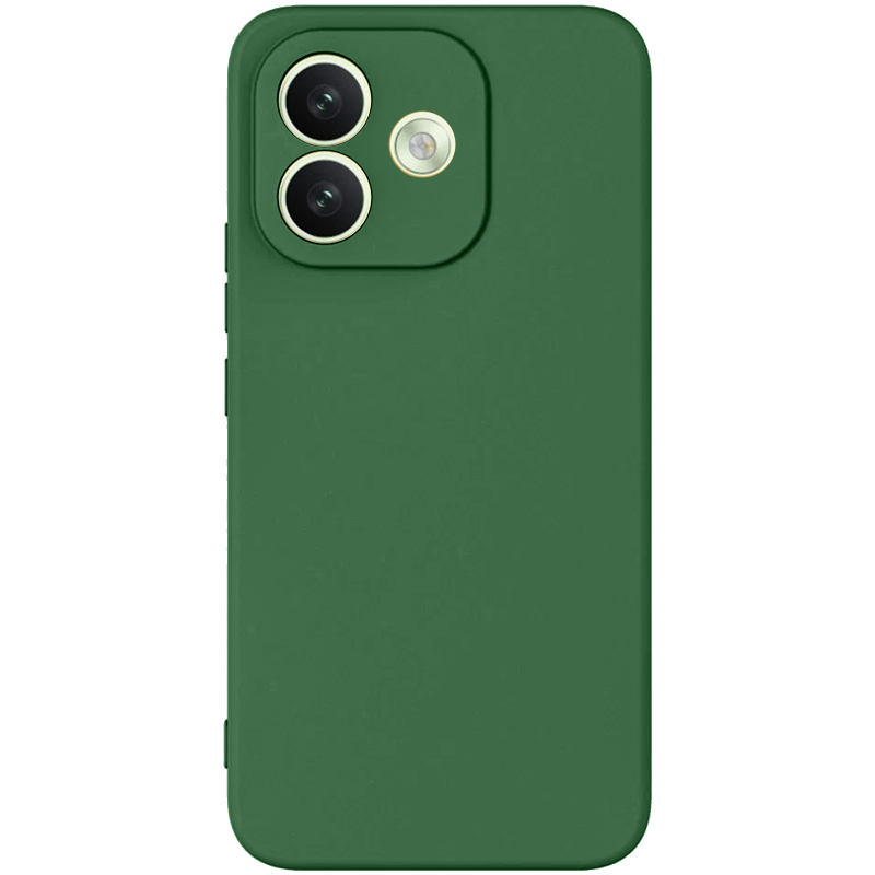 Чехол TPU GETMAN Liquid Silk Full Camera для Xiaomi Redmi Note 17 Pro, Зеленый / Dark green, TPU, купить оптом с доставкой
