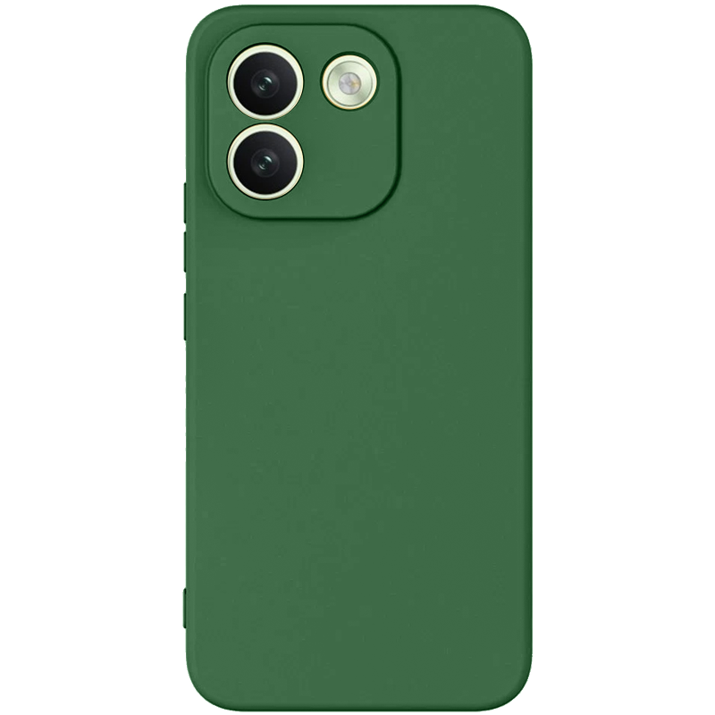 Чохол TPU GETMAN Liquid Silk Full Camera для Xiaomi Redmi Note 17 Pro Max, Зелений / Dark green, TPU, купити оптом з доставкою