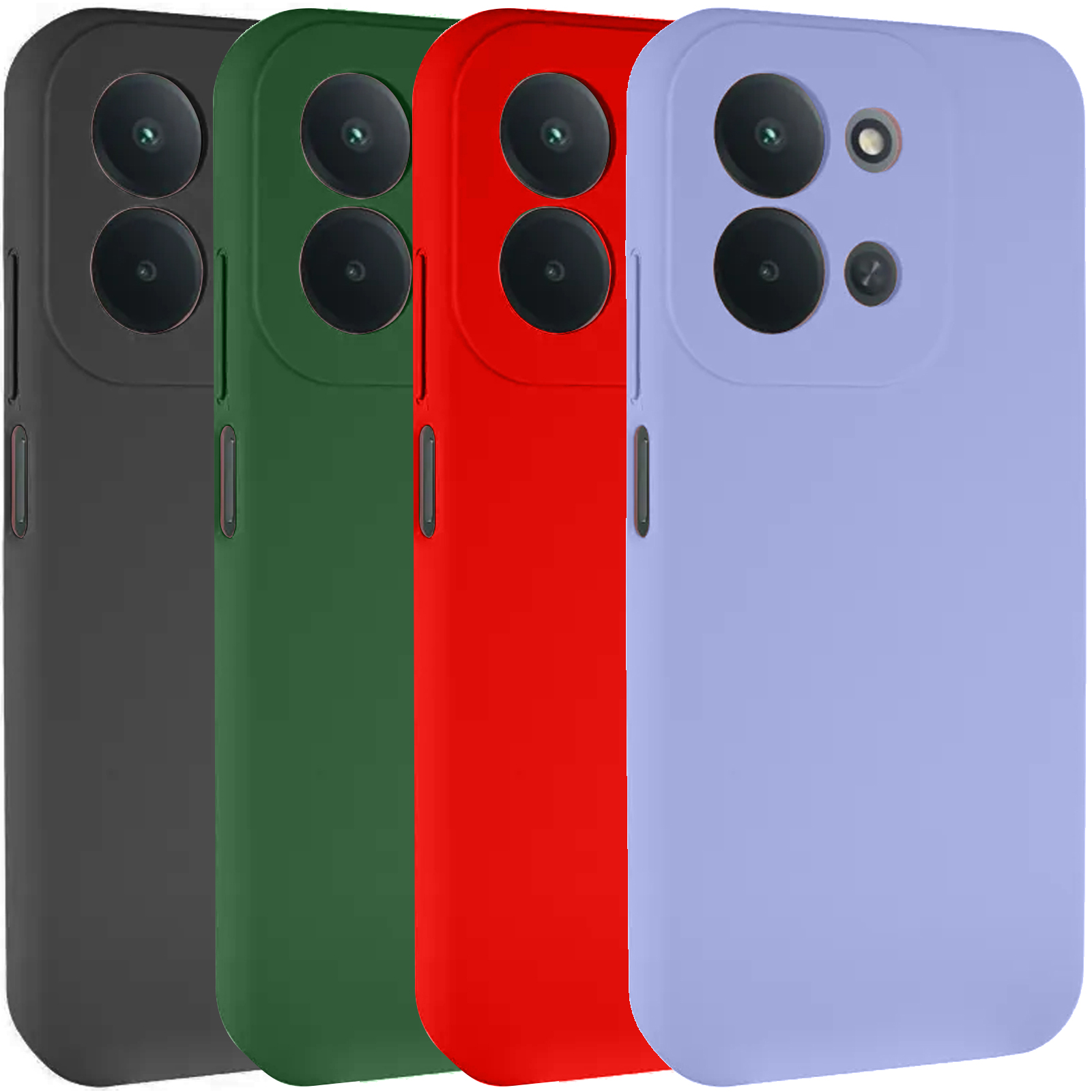 Чехол TPU GETMAN Liquid Silk Full Camera для Xiaomi Redmi 17, TPU, купить оптом с доставкой