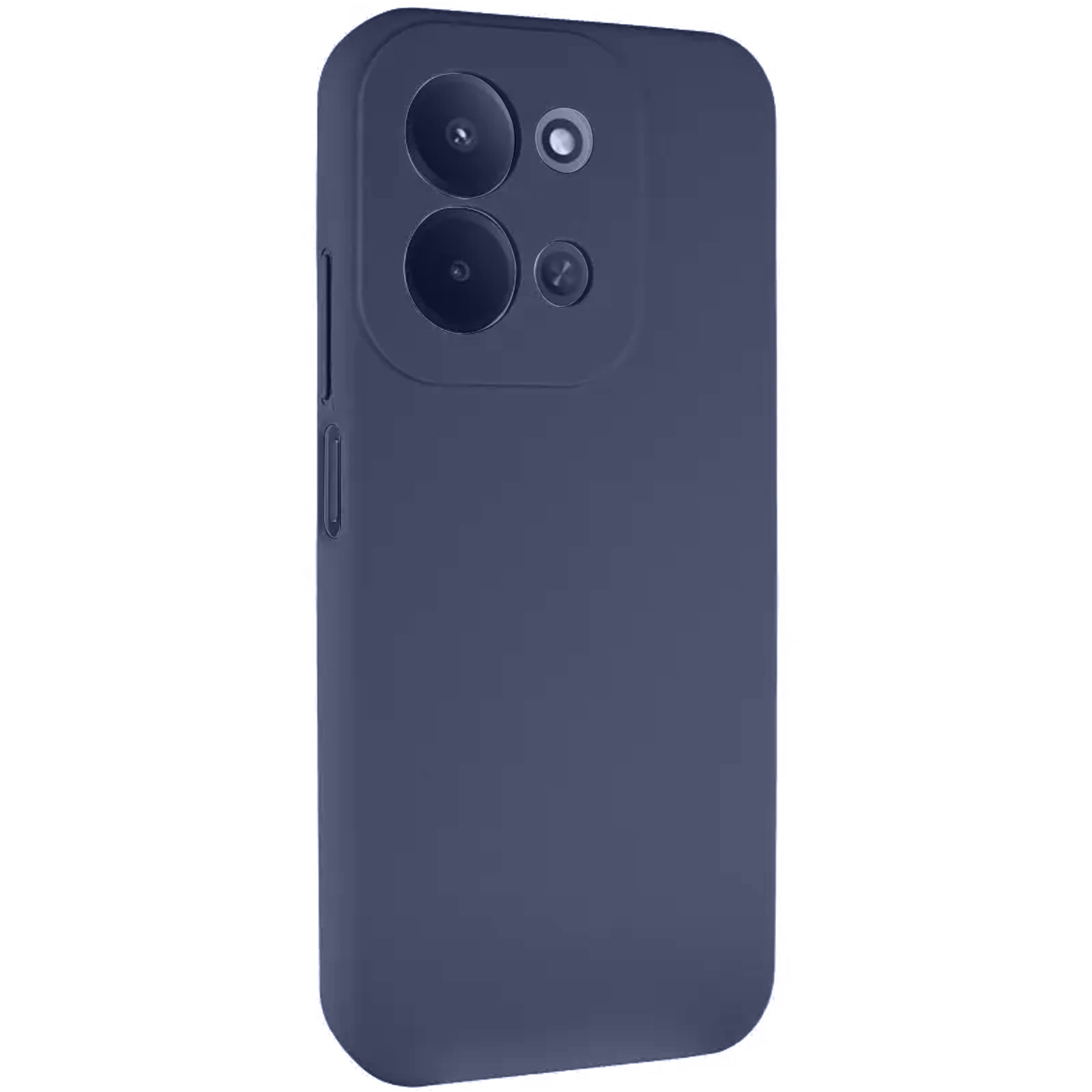 Чехол TPU GETMAN Liquid Silk Full Camera для Xiaomi Redmi 17, Синий / Midnight Blue, TPU, купить оптом с доставкой
