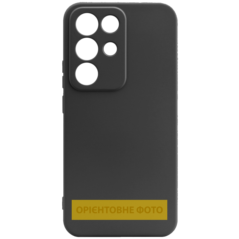 Чехол TPU GETMAN Liquid Silk Full Camera для Realme Note 80, Черный / Black, TPU, купить оптом с доставкой
