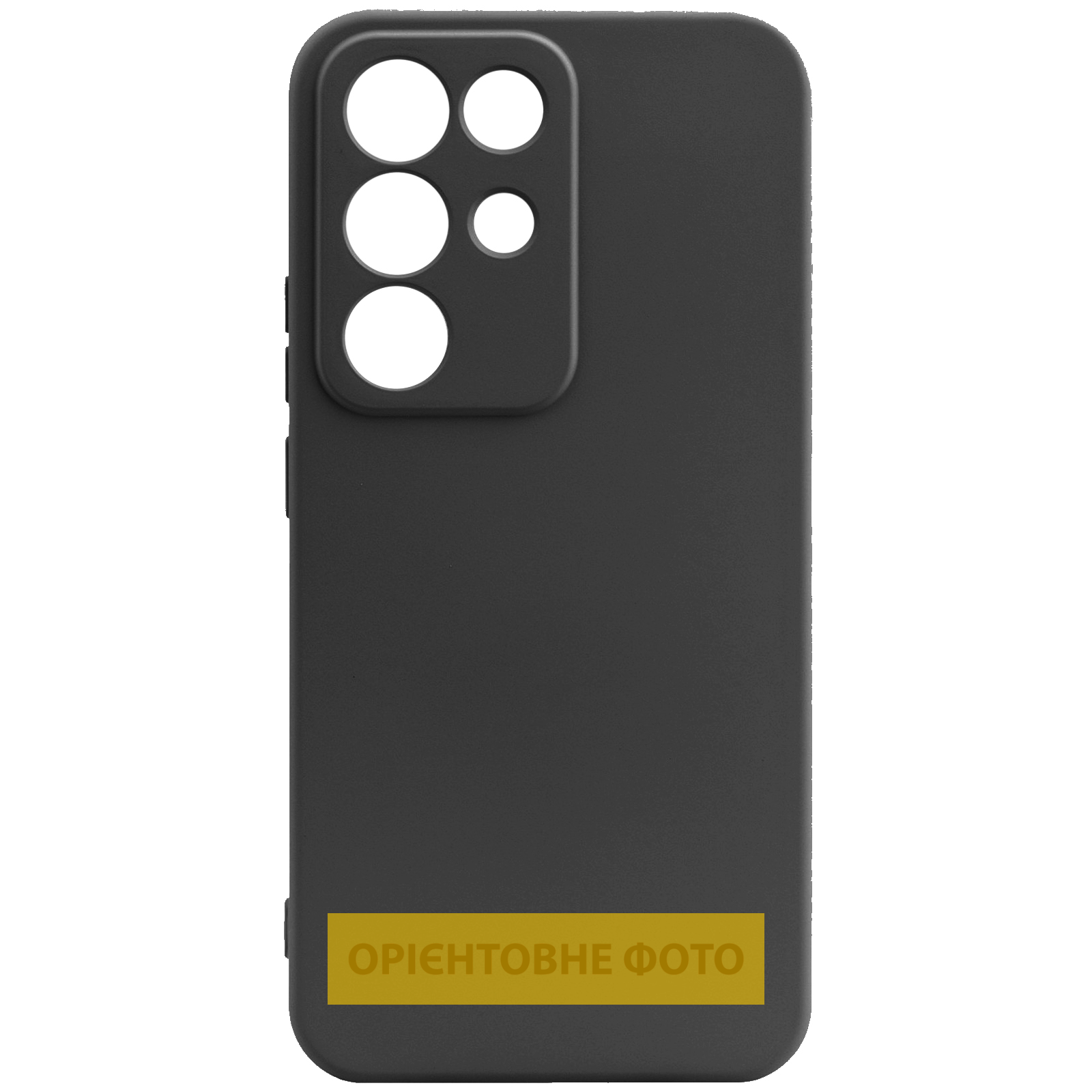 Чехол TPU GETMAN Liquid Silk Full Camera для Realme Note 80, Черный / Black, TPU, купить оптом с доставкой
