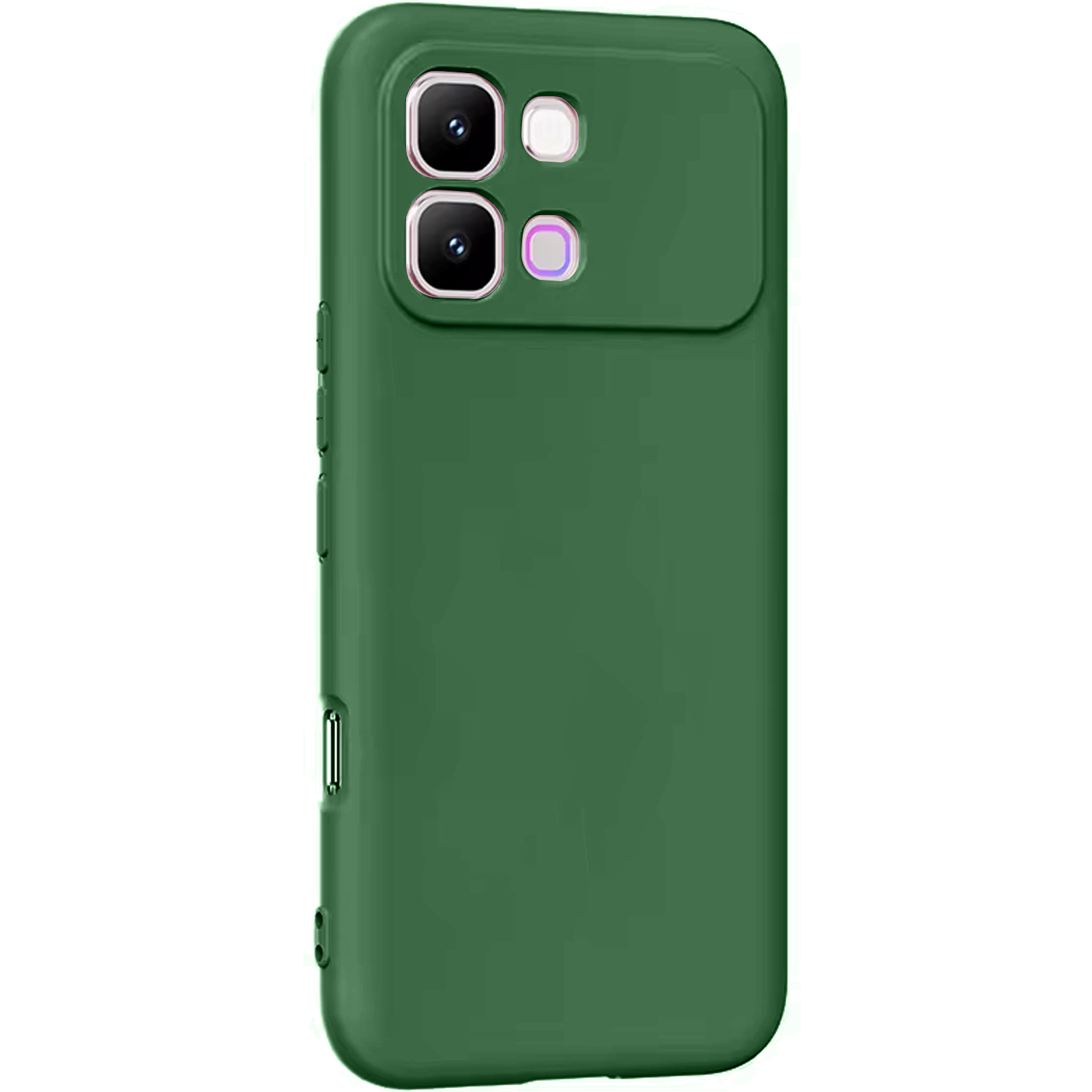 Чехол TPU GETMAN Liquid Silk Full Camera для Infinix Note Edge, Зеленый / Dark green, TPU, купить оптом с доставкой