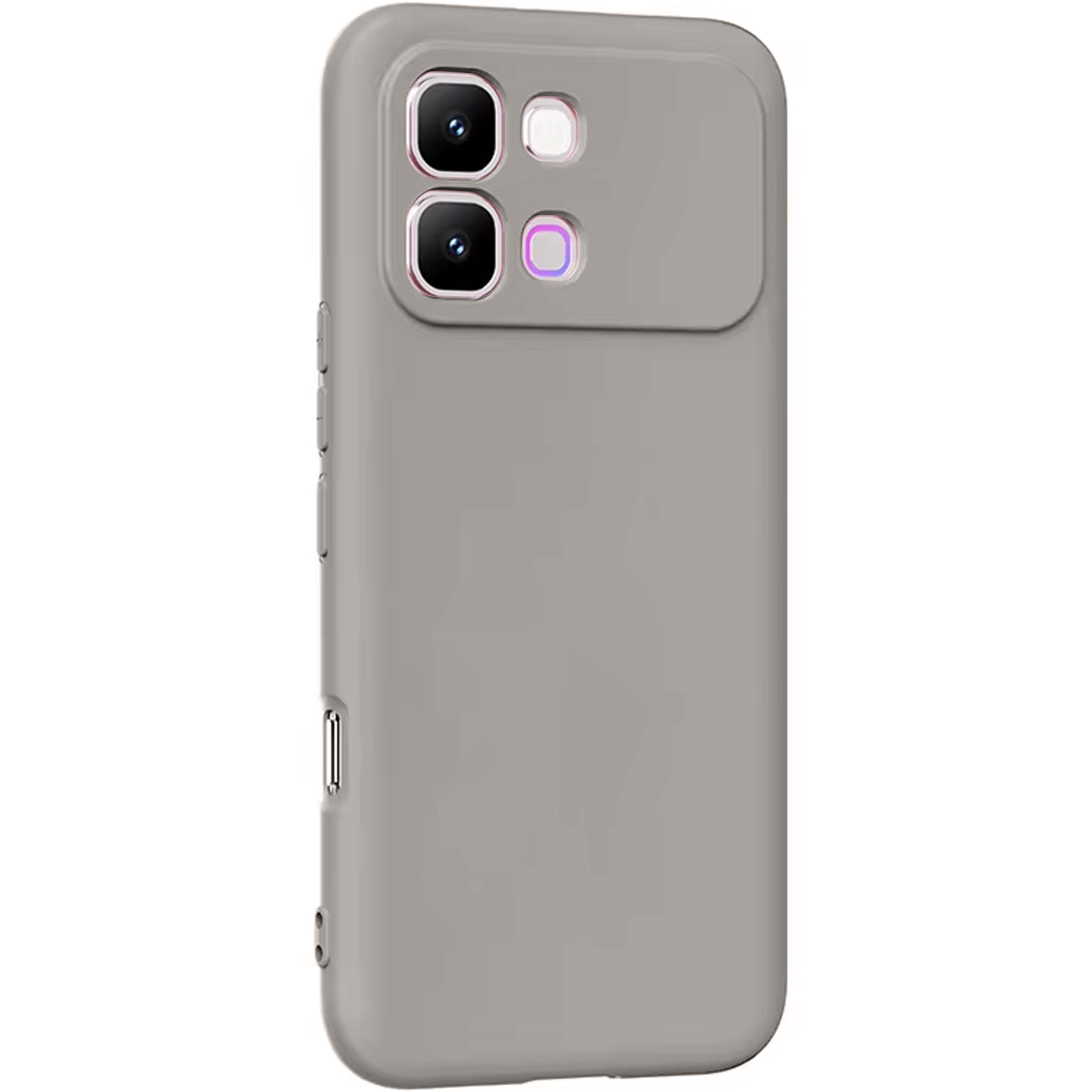 Чехол TPU GETMAN Liquid Silk Full Camera для Infinix Note Edge, Серый / Lavender, TPU, купить оптом с доставкой