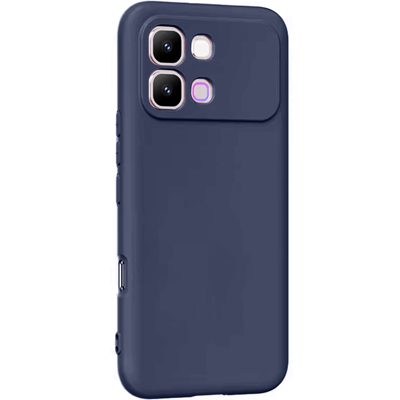 Чехол GETMAN Liquid Silk Full Camera для Infinix Note Edge | TPU + Микрофибра на картинке №1