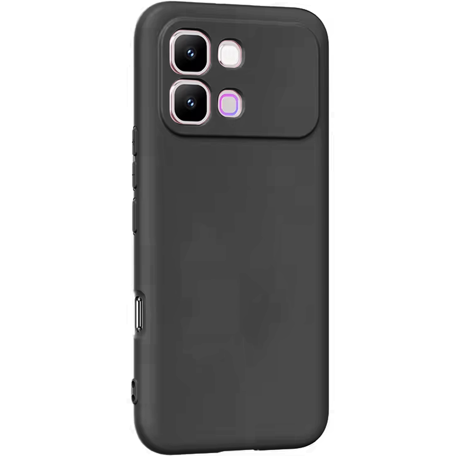 Чехол TPU GETMAN Liquid Silk Full Camera для Infinix Note Edge, Черный / Black, TPU, купить оптом с доставкой