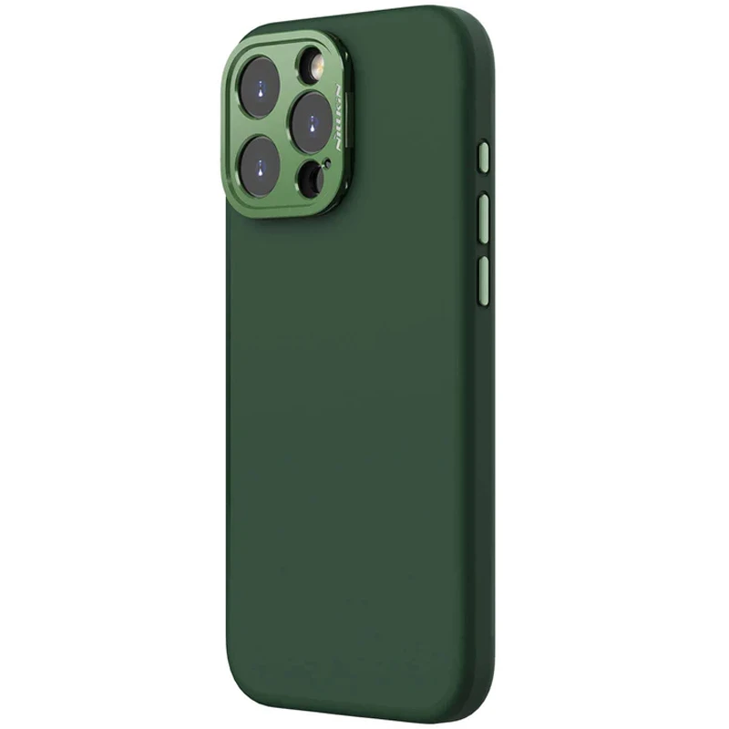 Чехол Silicone Nillkin LensWing Prop Magnetic для Apple iPhone 16 Pro Max (6.9"), Зеленый / Green 2, TPU, купить оптом с доставкой