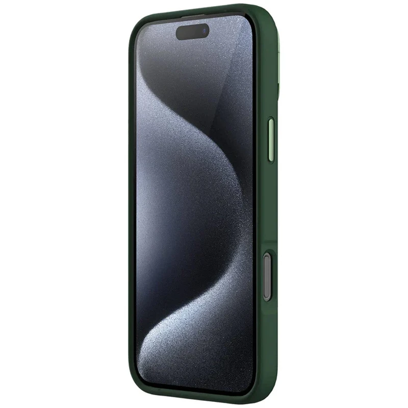 Чехол Silicone Nillkin LensWing Prop Magnetic для Apple iPhone 16 Pro Max (6.9"), Зеленый / Green 3, TPU, купить оптом с доставкой