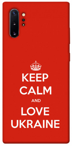 Чохол itsPrint Keep calm and love Ukraine для Samsung Galaxy Note 10 Plus