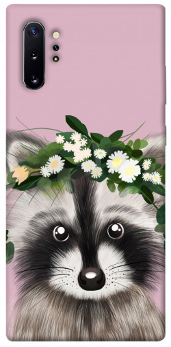 Чехол itsPrint Raccoon in flowers для Samsung Galaxy Note 10 Plus