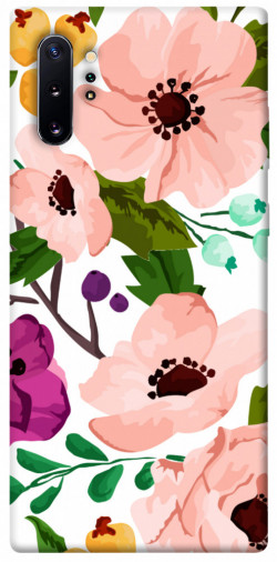 Чохол itsPrint Акварельні квіти для Samsung Galaxy Note 10 Plus
