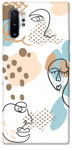 Чехол itsPrint Face pattern для Samsung Galaxy Note 10 Plus