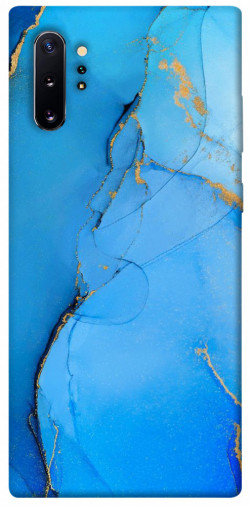 Чехол itsPrint Синий с золотом для Samsung Galaxy Note 10 Plus