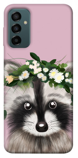 Чехол itsPrint Raccoon in flowers для Samsung Galaxy M13 4G