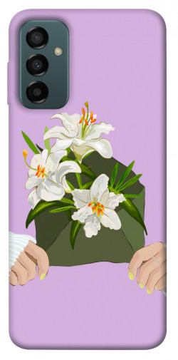 Чехол itsPrint Flower message для Samsung Galaxy M13 4G