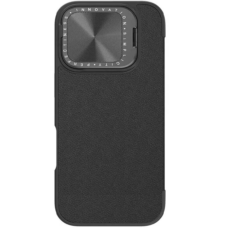 Кожаный чехол-книжка Nillkin Qin Prop Plain Camshield для Apple iPhone 16 Pro Max (6.9) на картинке №2