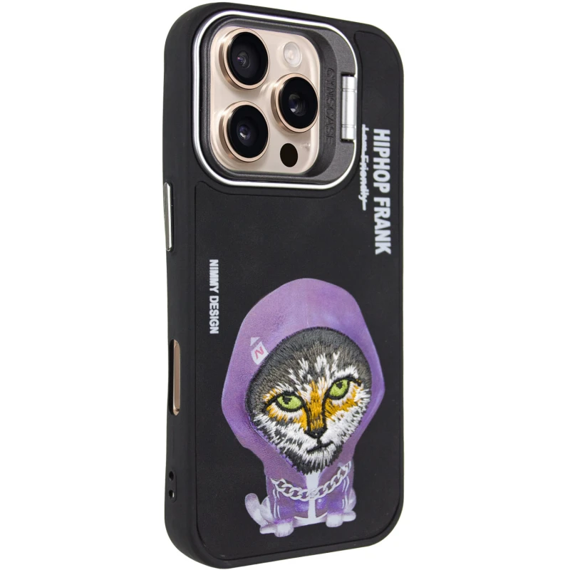 TPU+PC чехол Friends для Apple iPhone 16 Pro (6.3"), Black Cat, TPU+PC, купить оптом с доставкой