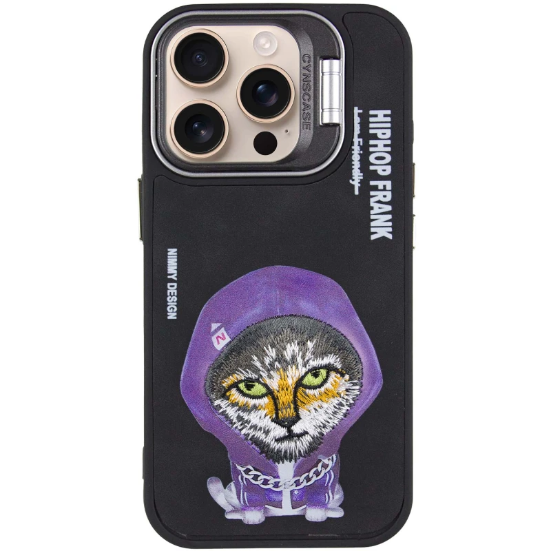 TPU+PC чехол Friends для Apple iPhone 16 Pro (6.3"), Black Cat 1, TPU+PC, купить оптом с доставкой