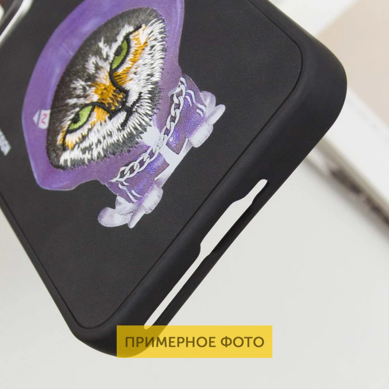 TPU+PC чехол Friends для Xiaomi Redmi 14C / Poco C75, Black Cat 7, TPU+PC, купить оптом с доставкой