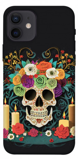 Чехол itsPrint Skull of celebration для Apple iPhone 12 (6.1")