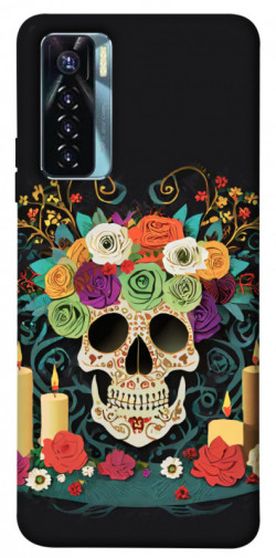 Чехол itsPrint Skull of celebration для TECNO Camon 17 Pro