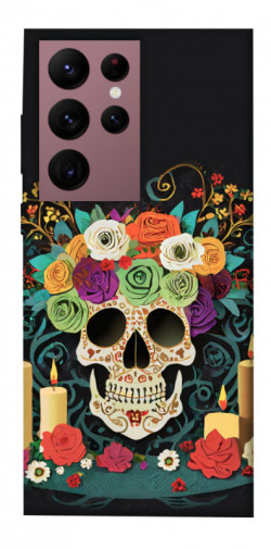 Чохол itsPrint Skull of celebration для Samsung Galaxy S22 Ultra