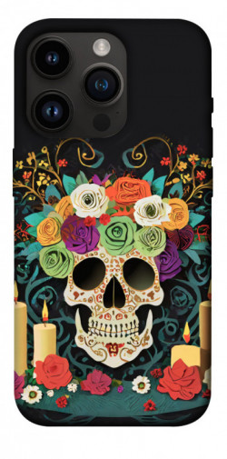 Чехол itsPrint Skull of celebration для Apple iPhone 14 Pro (6.1")