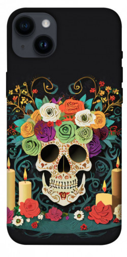 Чехол itsPrint Skull of celebration для Apple iPhone 14 Plus (6.7")