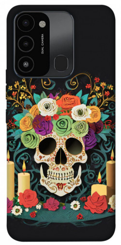 Чохол itsPrint Skull of celebration для TECNO Spark 8C