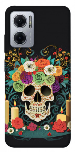 Чехол itsPrint Skull of celebration для Xiaomi Redmi Note 11E