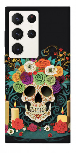 Чехол itsPrint Skull of celebration для Samsung Galaxy S23 Ultra