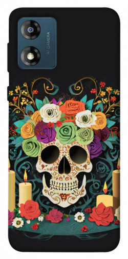 Чохол itsPrint Skull of celebration для Motorola Moto E13