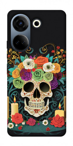 Чехол itsPrint Skull of celebration для TECNO Camon 20 Pro (CK7n)