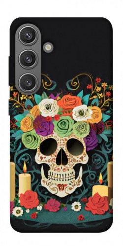 Чохол itsPrint Skull of celebration для Samsung Galaxy S24