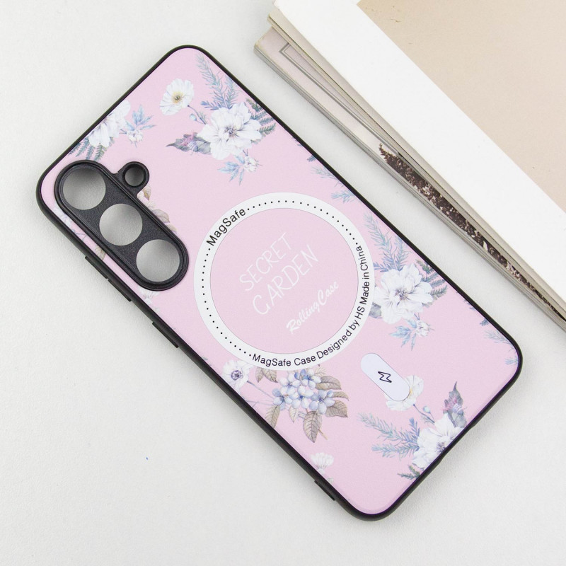 Чохол Secret Garden with MagFit для Samsung Galaxy S24 FE | Fashion Case на малюнкі №3