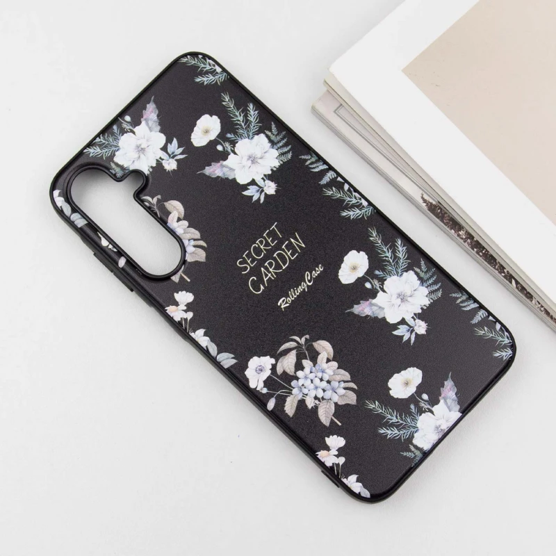 TPU+PC чехол Secret Garden для Samsung Galaxy A15 4G/5G, Black 2, TPU+PC, купить оптом с доставкой