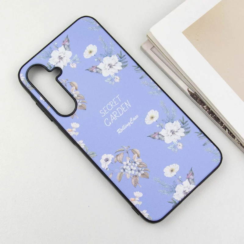 TPU+PC чехол Secret Garden для Samsung Galaxy A15 4G/5G, Lilac 2, TPU+PC, купить оптом с доставкой