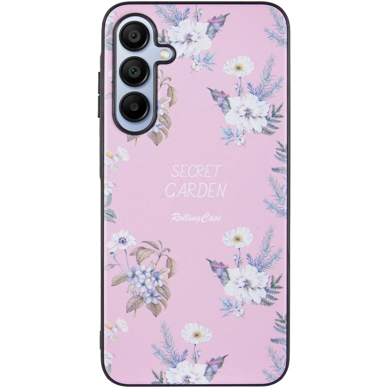 TPU+PC чехол Secret Garden для Samsung Galaxy A15 4G/5G, Pink 1, TPU+PC, купить оптом с доставкой