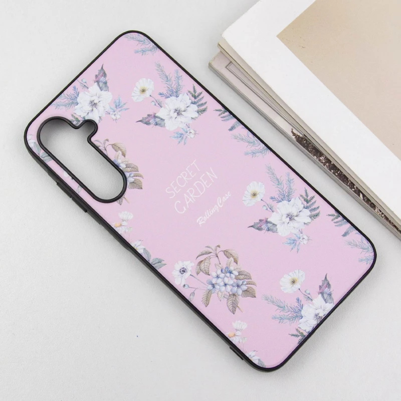 TPU+PC чехол Secret Garden для Samsung Galaxy A15 4G/5G, Pink 2, TPU+PC, купить оптом с доставкой