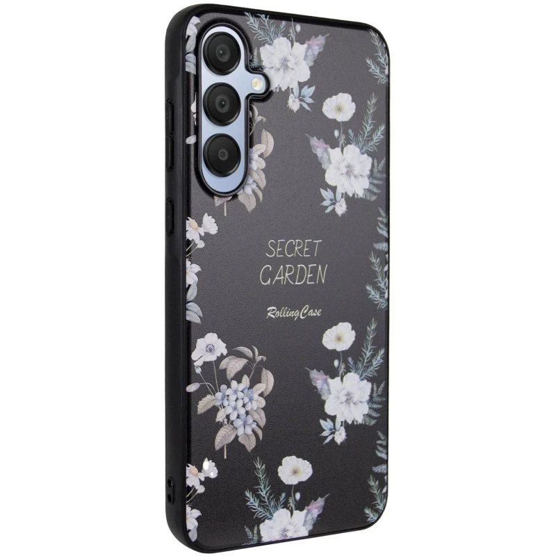 TPU+PC чехол Secret Garden для Samsung Galaxy A35, Black, TPU+PC, купить оптом с доставкой