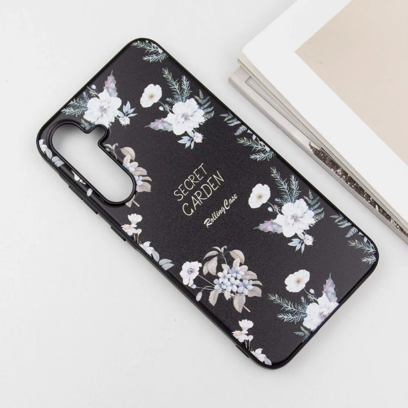 TPU+PC чехол Secret Garden для Samsung Galaxy A35, Black 2, TPU+PC, купить оптом с доставкой