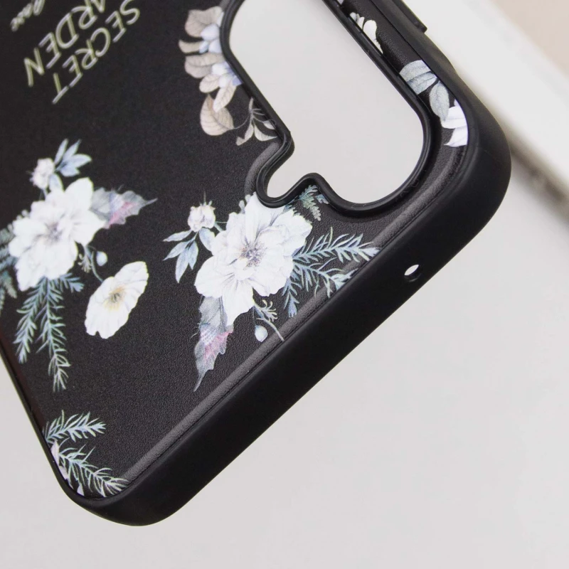 TPU+PC чехол Secret Garden для Samsung Galaxy A35, Black 6, TPU+PC, купить оптом с доставкой