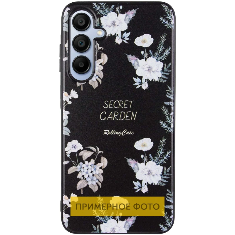 TPU+PC чехол Secret Garden для Samsung Galaxy A06, Black 1, TPU+PC, купить оптом с доставкой